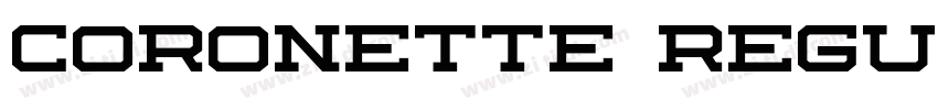 Coronette Regular字体转换 Coronette Regular字体转换